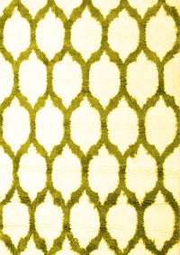 Terrilis Yellow Contemporary Rug, con1112yw