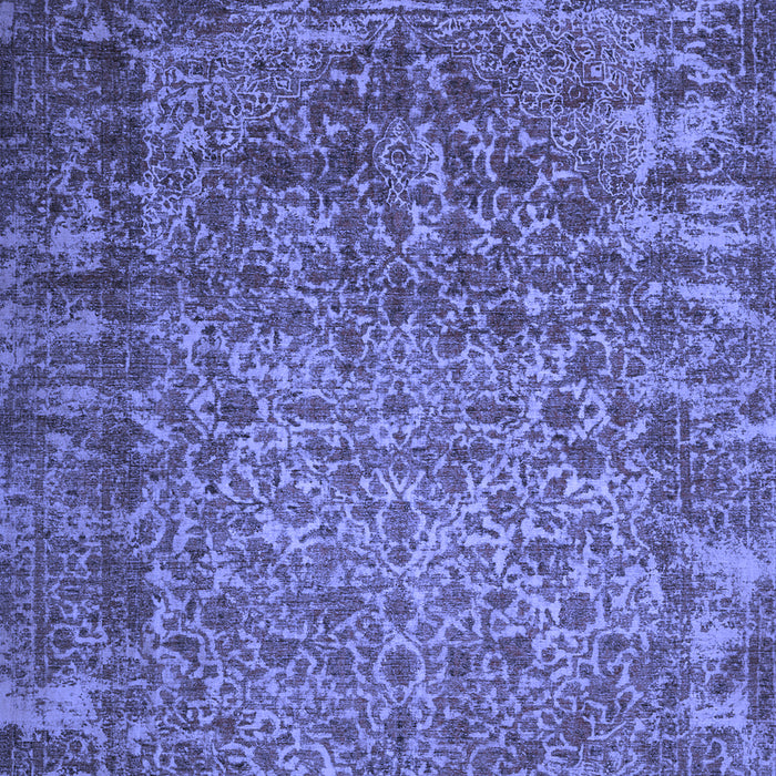 Abstract Blue Contemporary Rug, con1113blu