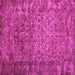 Square Abstract Pink Contemporary Rug, con1113pnk