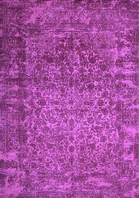 Abstract Purple Contemporary Rug, con1113pur