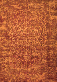 Abstract Orange Contemporary Rug, con1113org