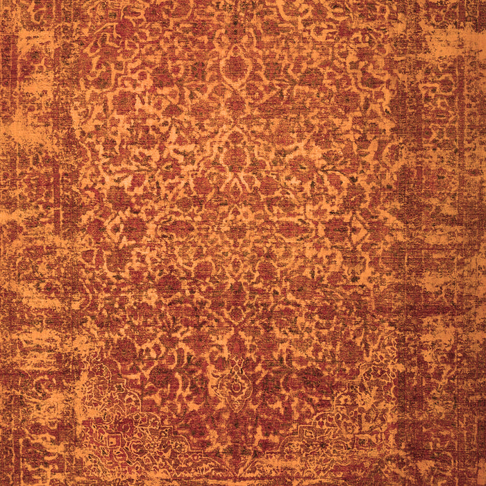 Abstract Orange Contemporary Rug, con1113org