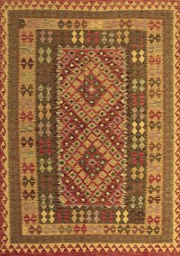 Oriental Brown Traditional Rug, con1114brn