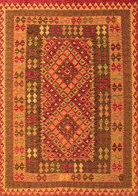 Oriental Orange Traditional Rug, con1114org