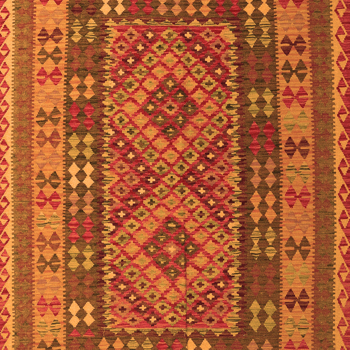 Oriental Orange Traditional Rug, con1114org