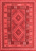 Oriental Red Traditional Area Rugs