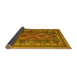 Sideview of Oriental Yellow Traditional Rug, con1114yw