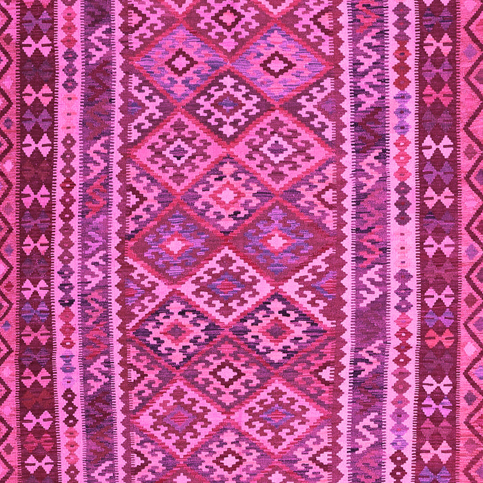 Machine Washable Southwestern Pink Country Rug, wshcon1115pnk