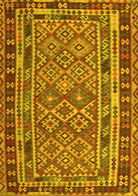 Southwestern Yellow Country Rug, con1115yw