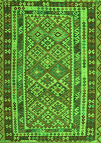 Southwestern Green Country Rug, con1115grn