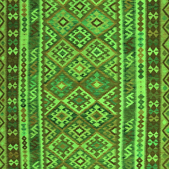Southwestern Green Country Rug, con1115grn