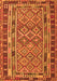 Southwestern Orange Country Rug, con1115org