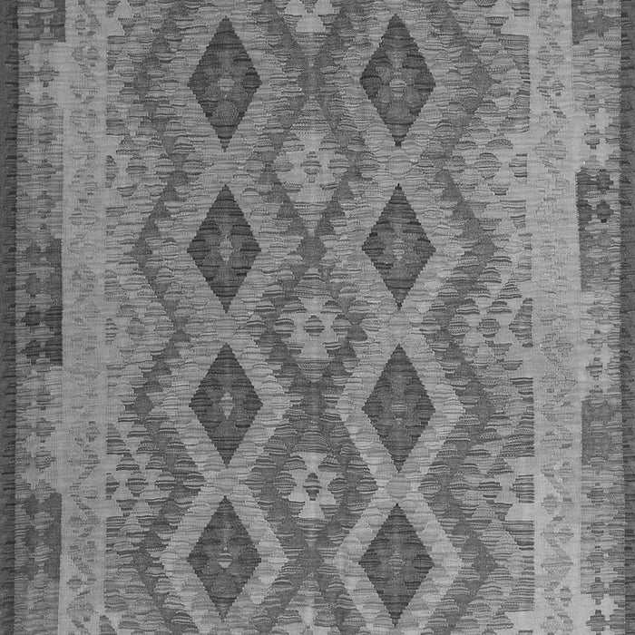 Serging Thickness of Machine Washable Southwestern Gray Country Rug, wshcon1116gry