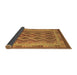 Sideview of Southwestern Brown Country Rug, con1116brn