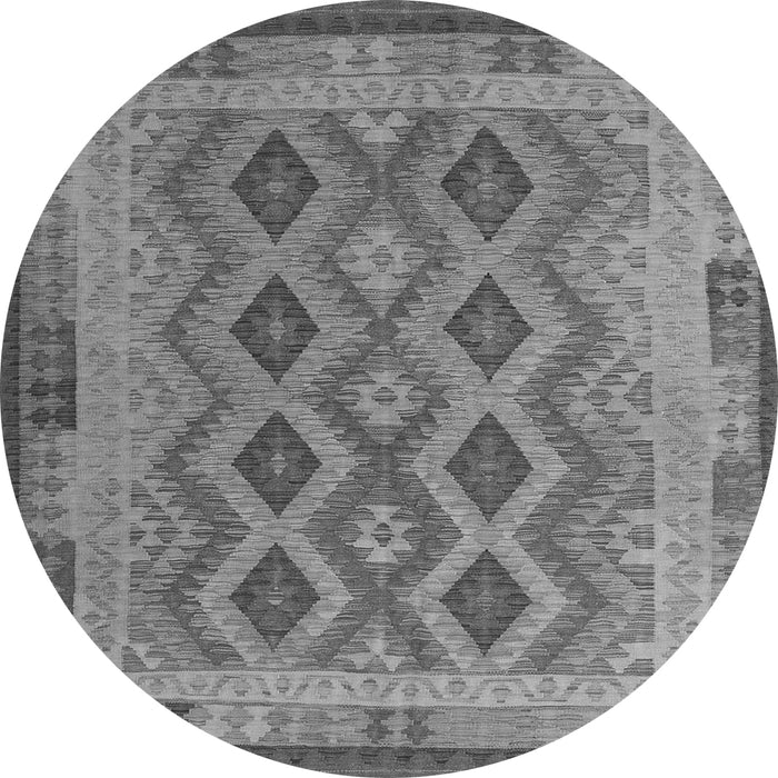 Square Southwestern Gray Country Rug, con1116gry