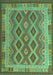 Southwestern Turquoise Country Rug, con1116turq