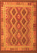 Serging Thickness of Machine Washable Southwestern Orange Country Area Rugs, wshcon1116org