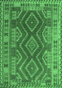 Oriental Emerald Green Traditional Rug, con1117emgrn