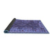 Sideview of Oriental Blue Traditional Rug, con1117blu