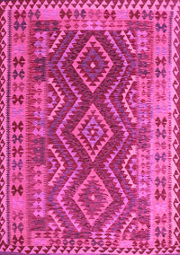 Oriental Pink Traditional Rug, con1117pnk