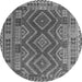 Square Oriental Gray Traditional Rug, con1117gry