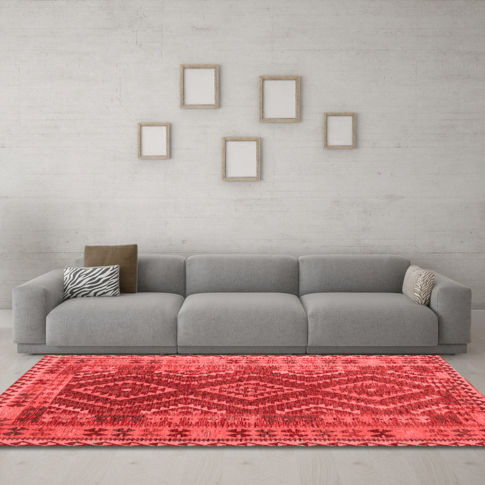 Traditional Red Washable Rugs