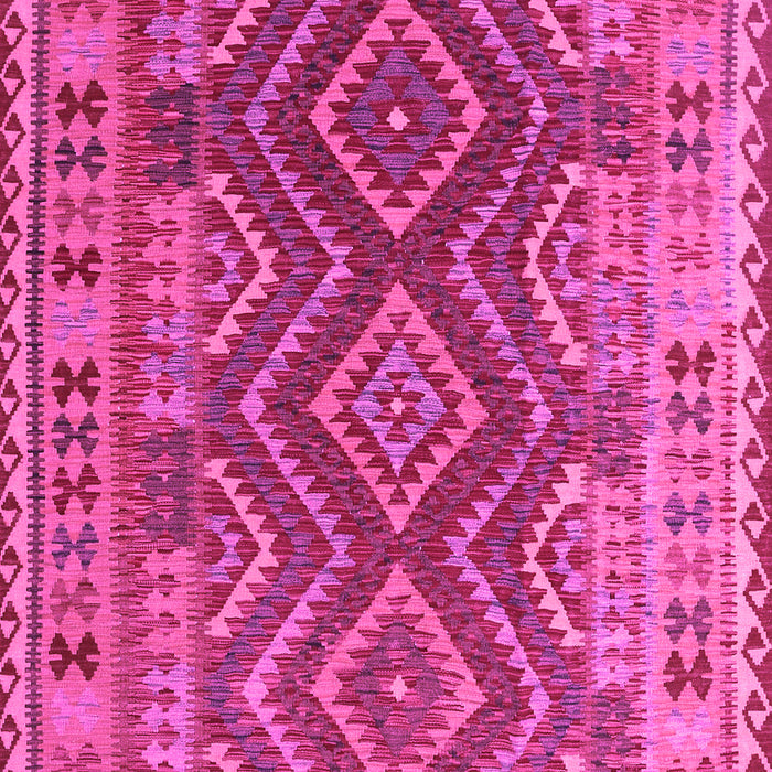 Machine Washable Oriental Pink Traditional Rug, wshcon1117pnk