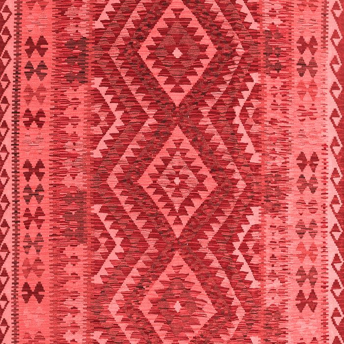 Machine Washable Oriental Red Traditional Rug, wshcon1117red