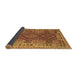 Sideview of Oriental Brown Traditional Rug, con1117brn