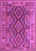 Machine Washable Oriental Purple Traditional Area Rugs, wshcon1117pur