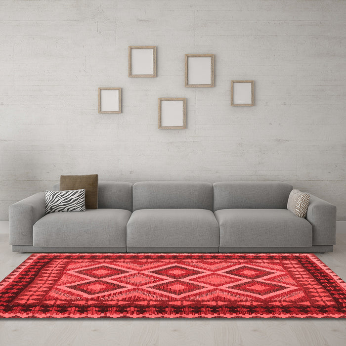Traditional Red Washable Rugs