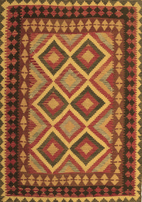 Oriental Brown Traditional Rug, con1118brn