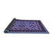 Sideview of Oriental Blue Traditional Rug, con1118blu