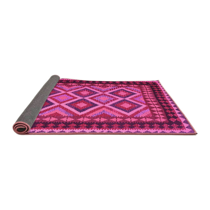 Sideview of Oriental Pink Traditional Rug, con1118pnk