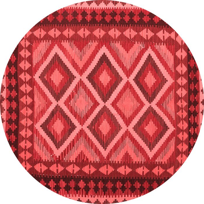 Machine Washable Oriental Red Traditional Rug, wshcon1118red