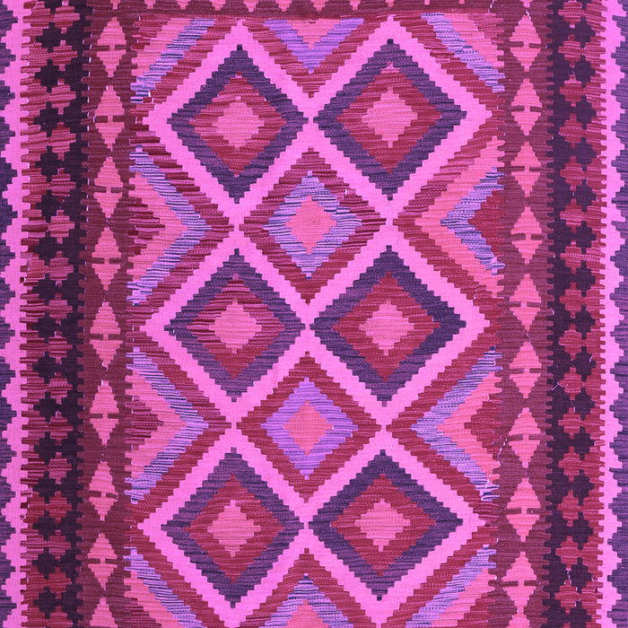 Machine Washable Oriental Purple Traditional Area Rugs, wshcon1118pur
