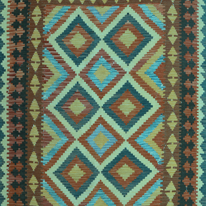 Machine Washable Oriental Light Blue Traditional Rug, wshcon1118lblu