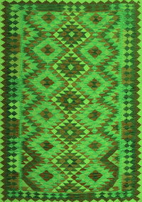 Southwestern Green Country Rug, con1119grn