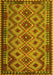 Southwestern Yellow Country Rug, con1119yw