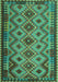 Southwestern Turquoise Country Rug, con1119turq