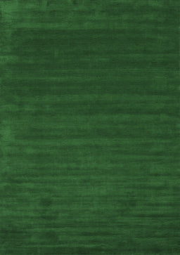 Abstract Emerald Green Contemporary Rug, con111emgrn