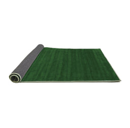 Sideview of Abstract Emerald Green Contemporary Rug, con111emgrn