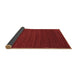 Sideview of Abstract Brown Contemporary Rug, con111brn