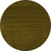 Square Abstract Green Contemporary Rug, con111grn