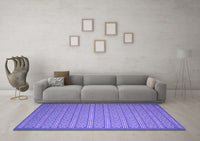Machine Washable Abstract Purple Contemporary Rug, wshcon1120pur