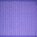 Square Machine Washable Abstract Purple Contemporary Area Rugs, wshcon1120pur