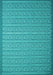 Machine Washable Abstract Turquoise Contemporary Area Rugs, wshcon1120turq