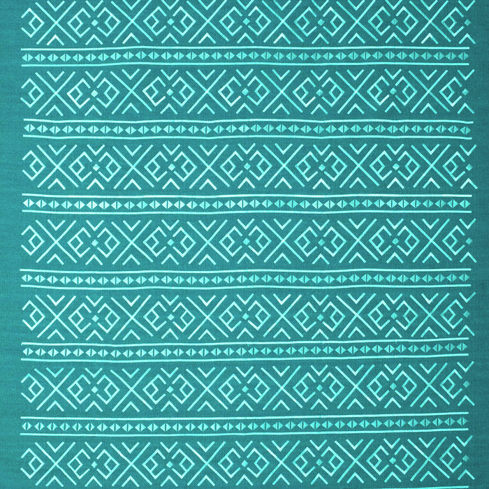 Machine Washable Abstract Turquoise Contemporary Area Rugs, wshcon1120turq