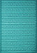 Abstract Turquoise Contemporary Rug, con1120turq