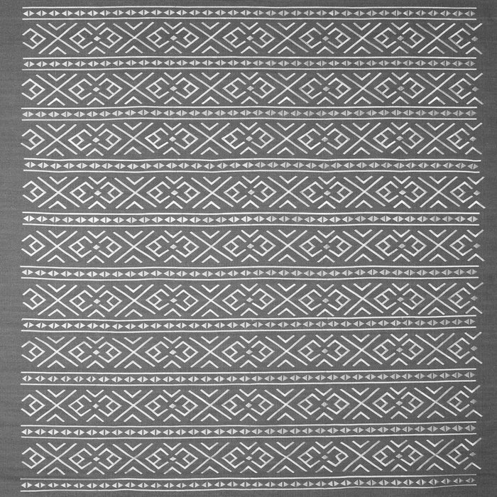 Serging Thickness of Abstract Gray Contemporary Rug, con1120gry